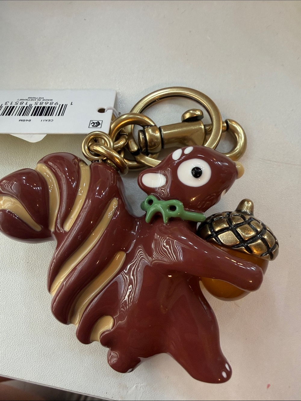 Coach Squirrel Bag Charm